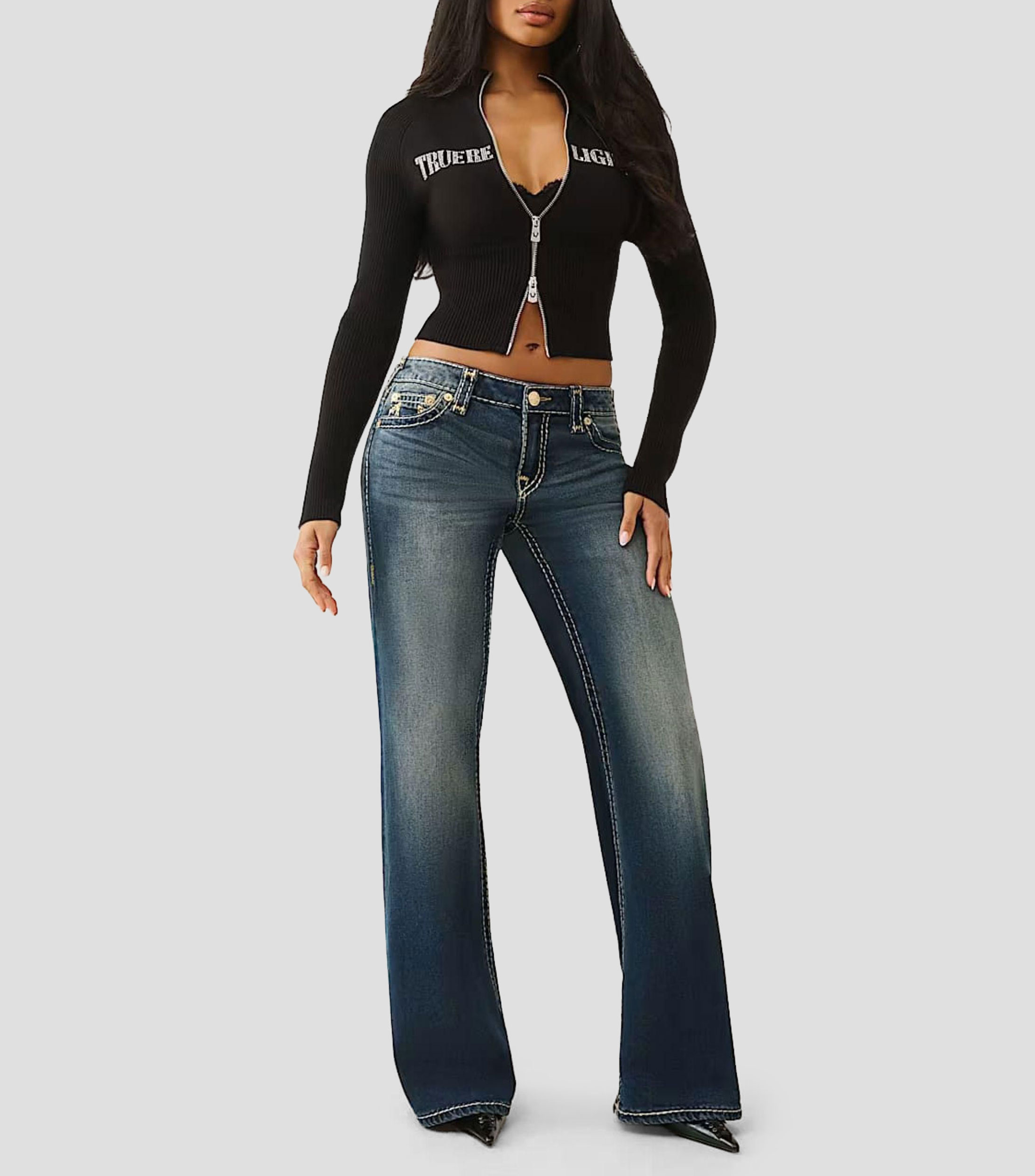 Jeans amplio Mujer